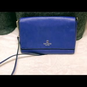 Royal blue Kate spade hobo bag